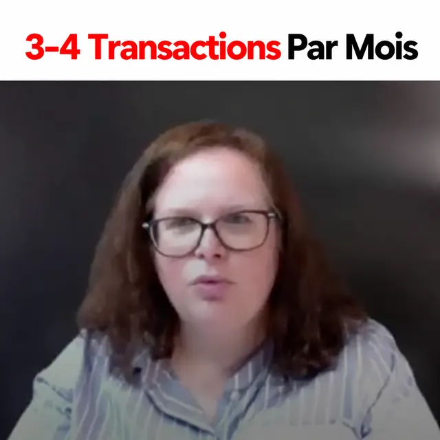 Courtier immobilier — 3–4 transactions par mois
